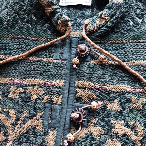 Vintage Flashback Women’s Tree Patterned Long Sleeve Jacket/Coat, Size M - Picture 5 of 11